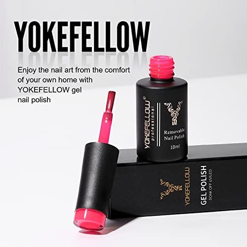 Ongle semi permanent printemps « Vernis Gel Semi-Permanent Rouge Fluorescent YOKEFELLOW – Art Ongles Tendance – Printemps/Été » – Image 8
