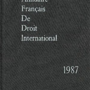 Annuaire français de droit international 33