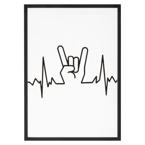 Affiche « Rock On Heart Beat »
