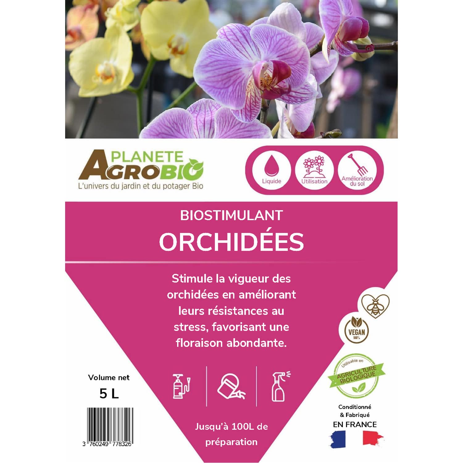 Biostimulant orchidées 5L – Image 4