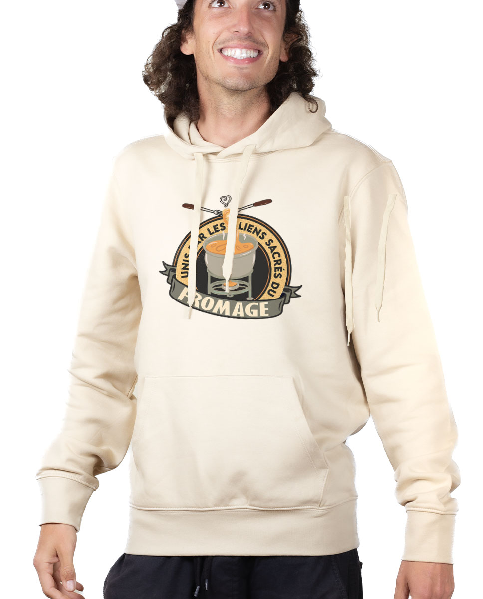 SWEAT HOMME : UNIS PAR LES LIENS SACRÉS DU FROMAGE – Image 9