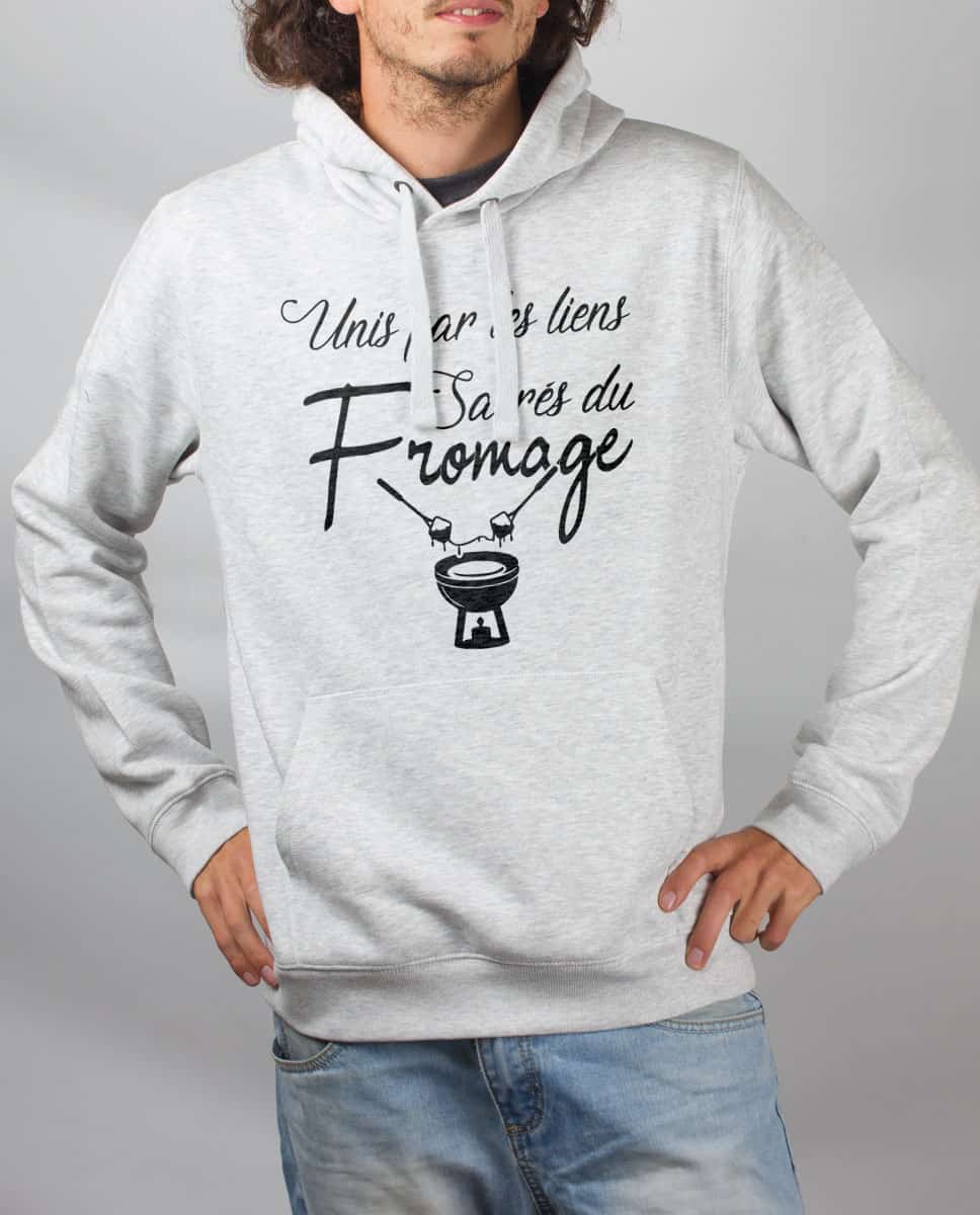 SWEAT HOMME : UNIS PAR LES LIENS SACRÉS DU FROMAGE – Image 6
