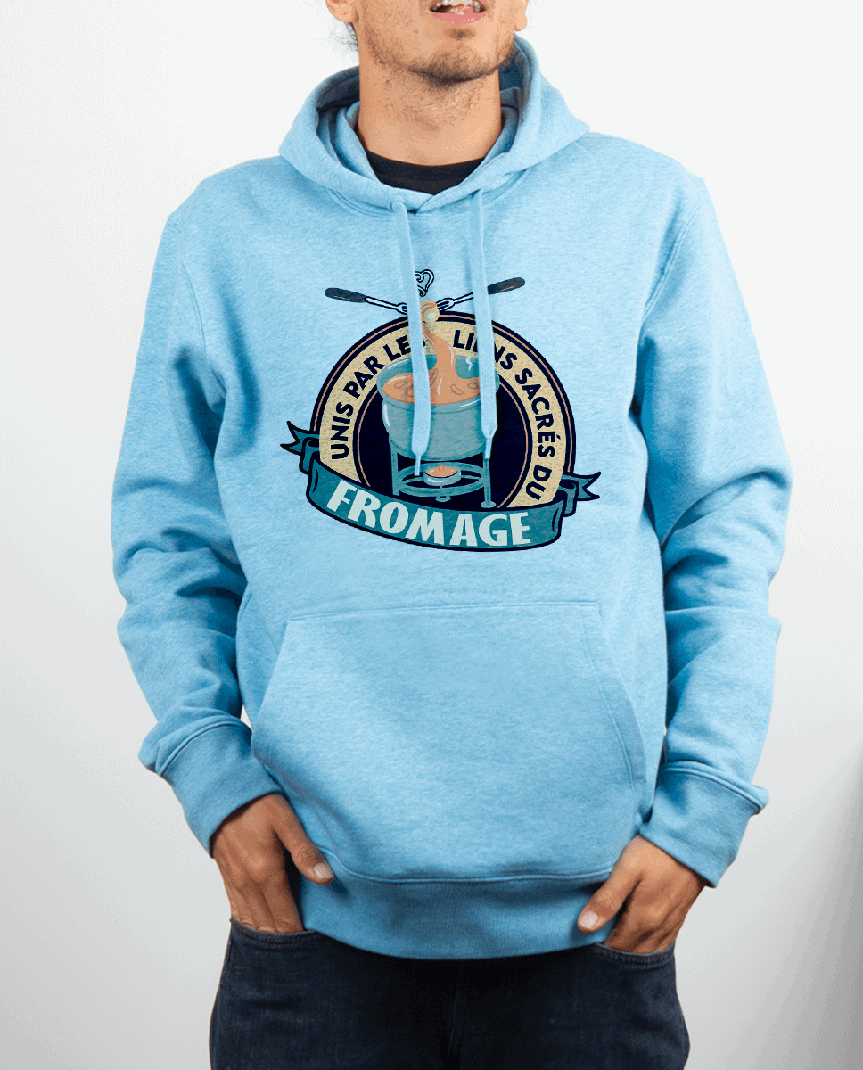 SWEAT HOMME : UNIS PAR LES LIENS SACRÉS DU FROMAGE – Image 5