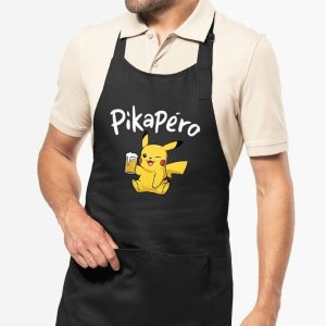 Tablier humoristique « Pikapéro » – 100% coton bio