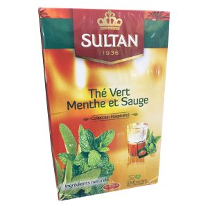 Thé vert menthe et sauge Sultan 20 sachets