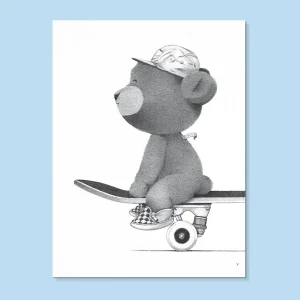 Affiche « Teddy wild and free » – MADAME HUBERT