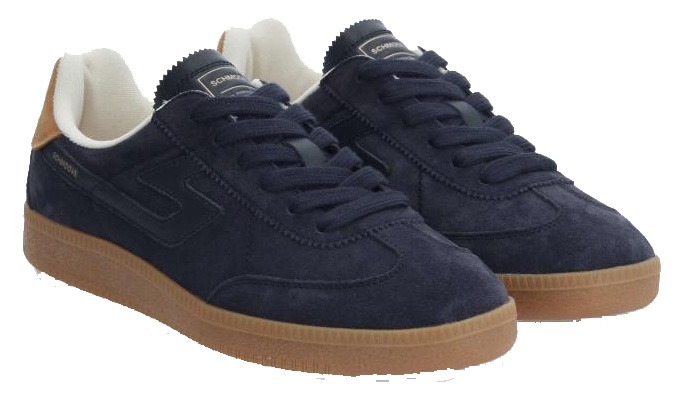 SCHMOOVE – SHEFFIELD JOGGER M SUEDE / NUBUCK – BLEU INDIGO / BISCUIT – Image 3