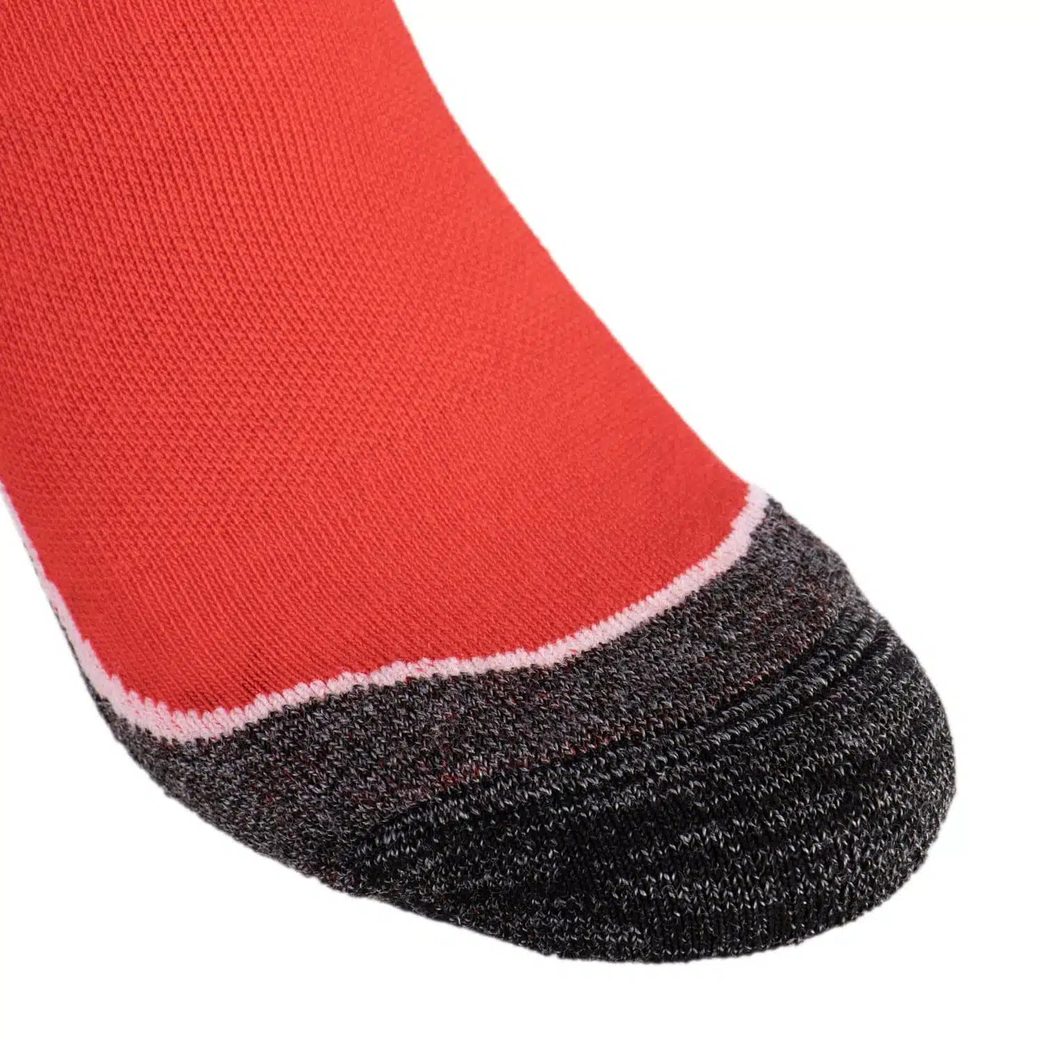 Chaussettes Laine Merinos – Mixte – Tige basse – Eco-conçues – Rouge/Gris – OGARUN – Image 4