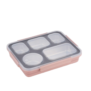 Lunch Box Compartimentée Rose