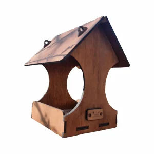 Mangeoire à oiseaux en bois éco-responsable et fabriqué en France