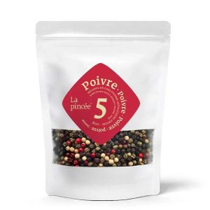 MÉLANGE DE 5 POIVRES AROMATIQUES ENTIERS