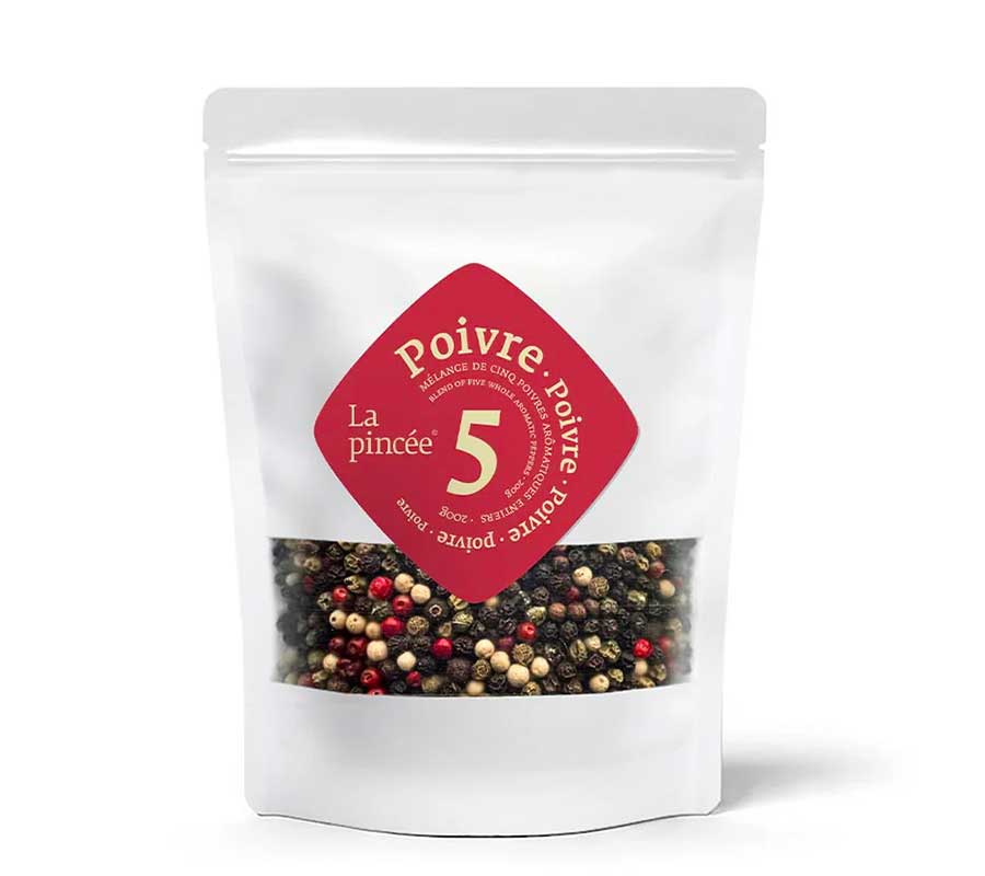 MÉLANGE DE 5 POIVRES AROMATIQUES ENTIERS