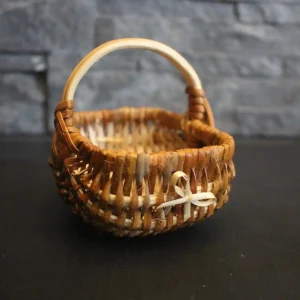 Petit panier traditionnel en osier artisanal et écologique – Zéro déchet – Fabriqué en France