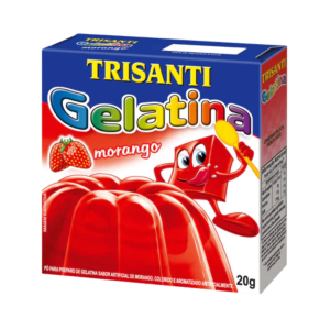 Gelatina morango Trisanti 20g