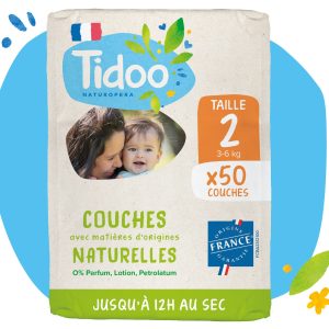 COUCHES NATURELLES TIDOO Taille 2 50 couches