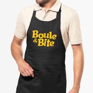 Tablier homme humour « Boule et bite » – 100% coton bio